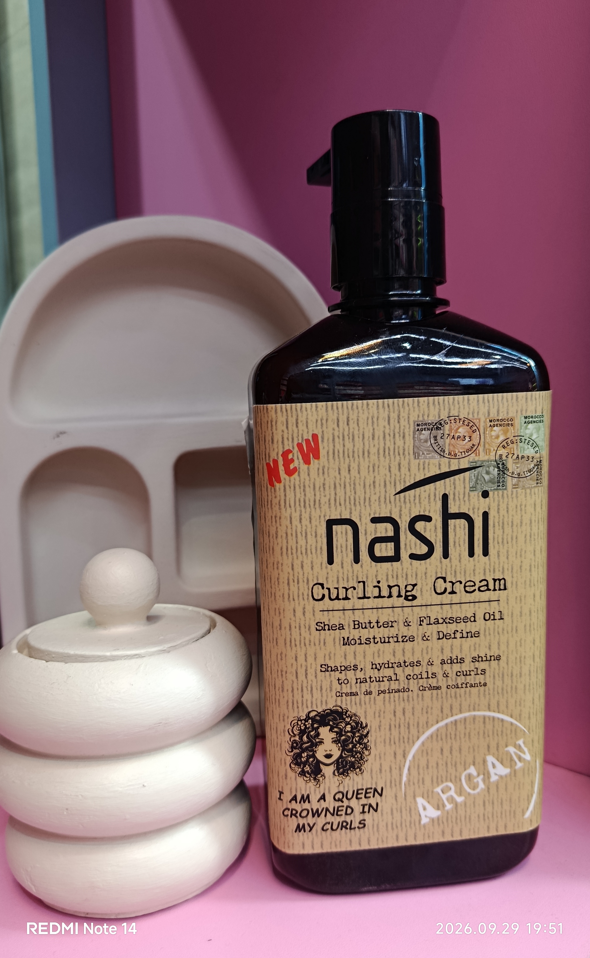 ماسک موی بعد حمام nashi حاوی روغن آرگان